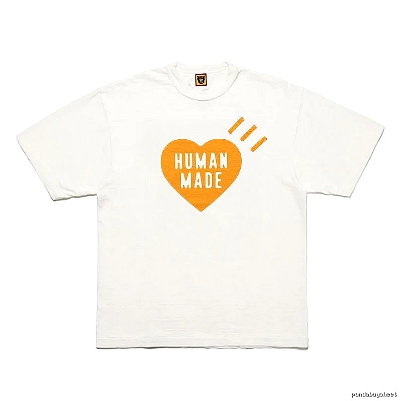 Human Made Compact Heart logo T-shirt Black Green Human for Smart Casual Looks