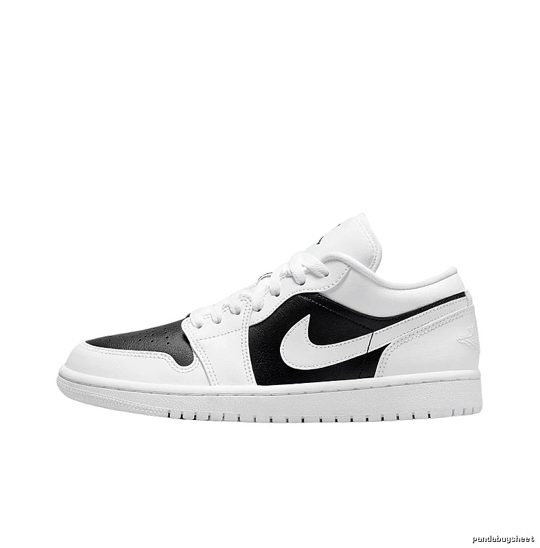 Jordan AJ1 Black and White Trendy and Cool Board Shoes