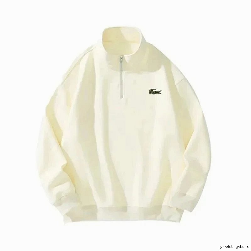 Lacoste Travel Quarter-zip sweatshirt Black Quarter Zip with Modern Look