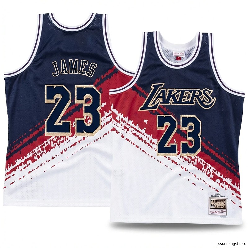 LBJ Lakers retro-style jersey