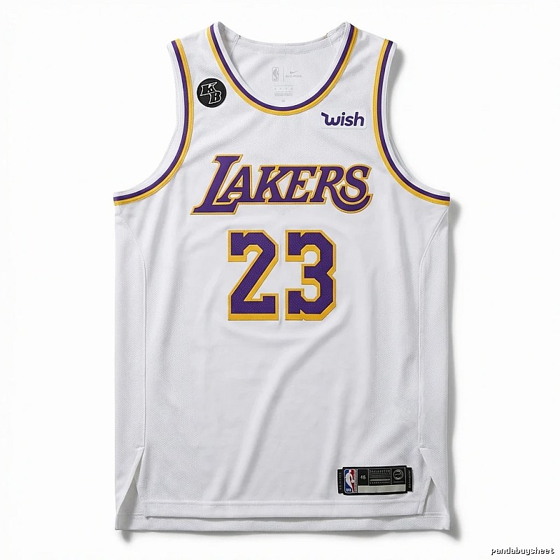 LBJ Lakers retro-style jersey