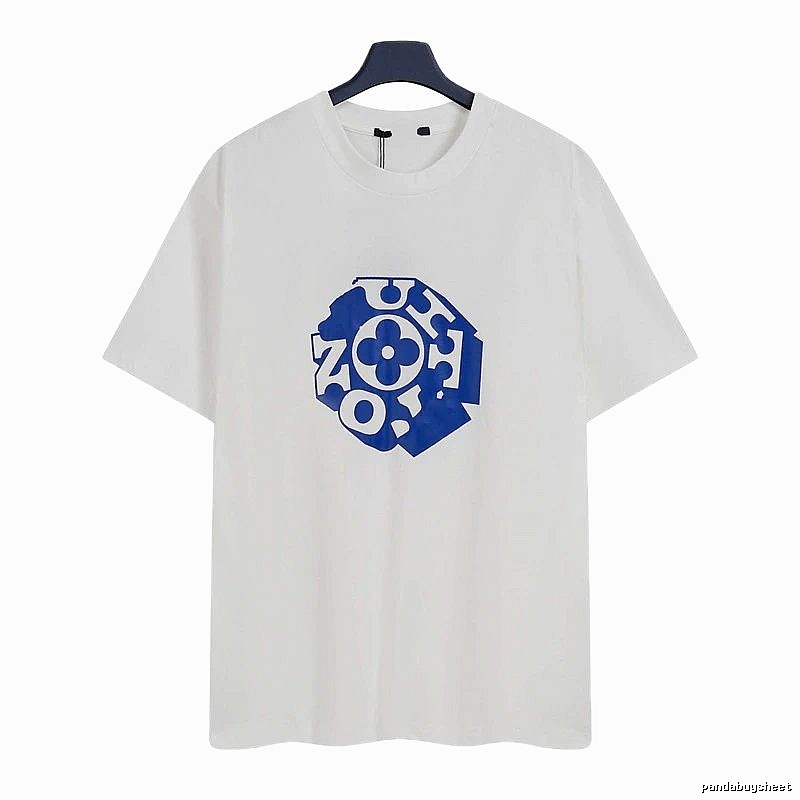 Louis Vuitton Printed Trendy Style White Short-sleeve T-shirt