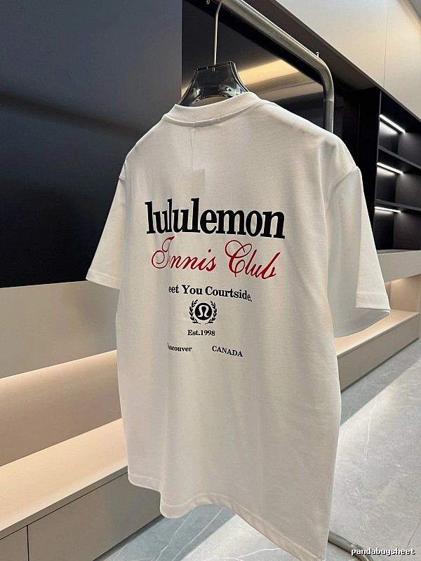 lululemon Tennis Club Casual Style White T-Shirt