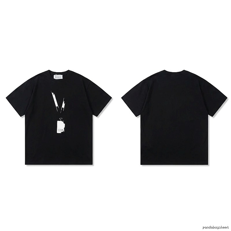 Maison Margiela minimalist black T-shirt