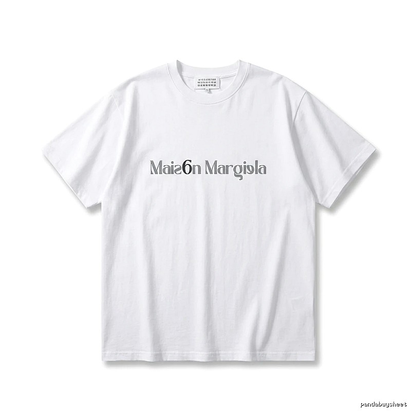 Maison Margiela minimalist style white T-shirt