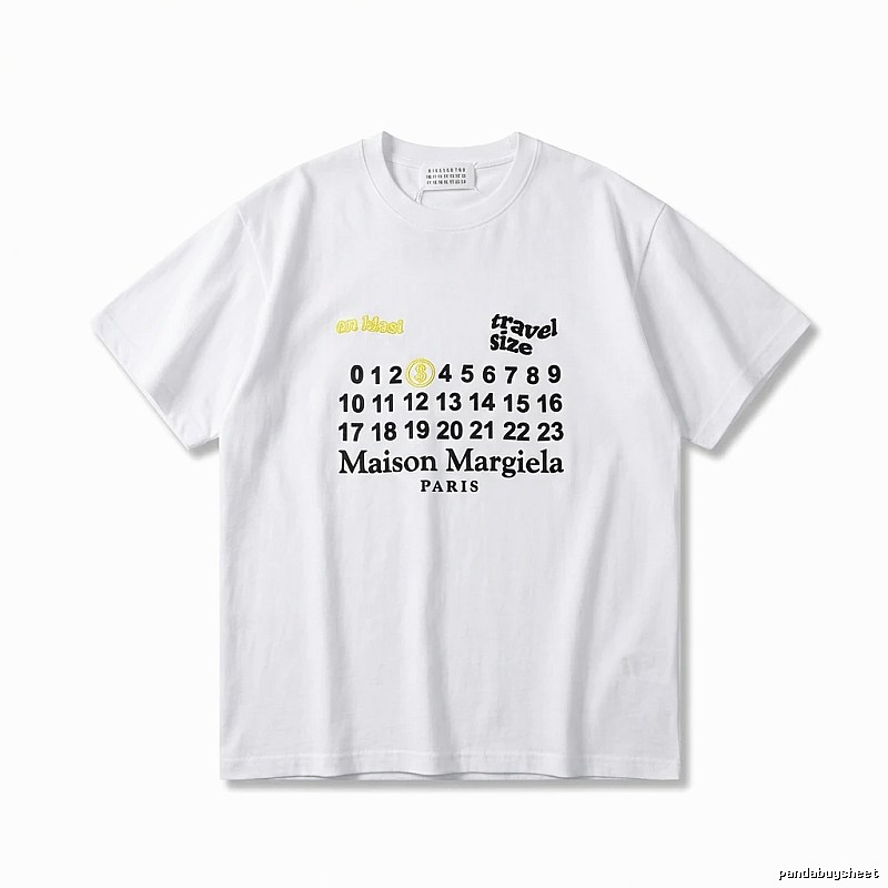 Maison Margiela white T-shirt with digital printing