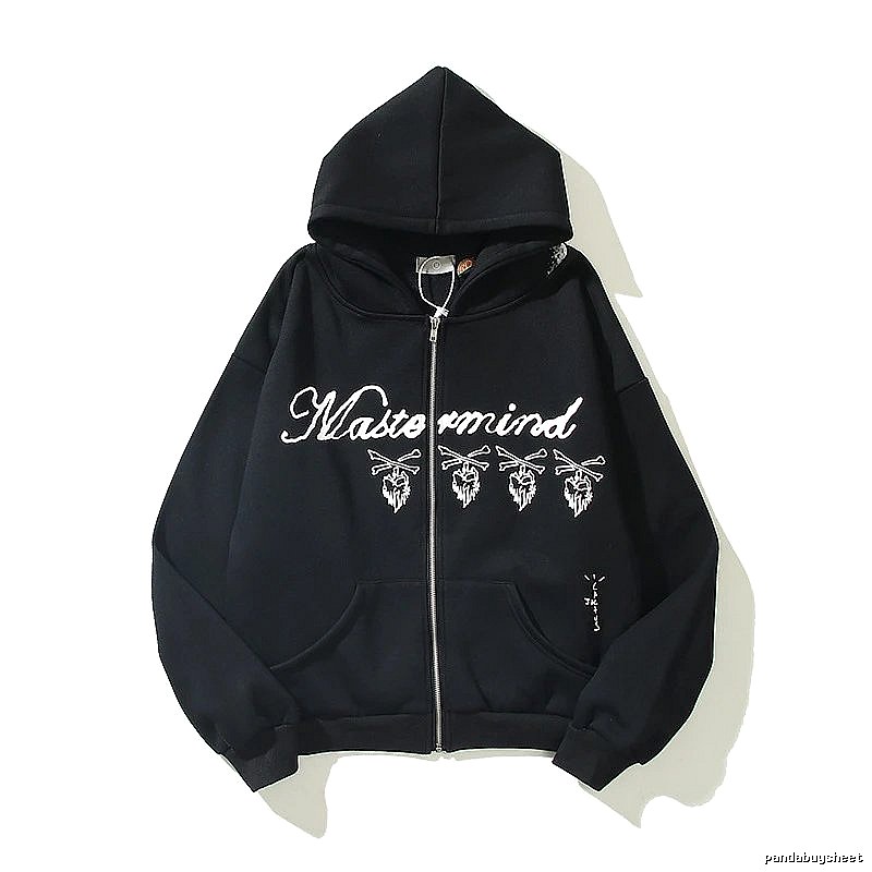 Mastermind Style W01 Zip Hoodie Daily Styling Skull