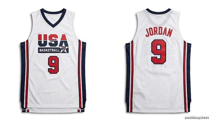 Michael Jordan retro-style white jersey