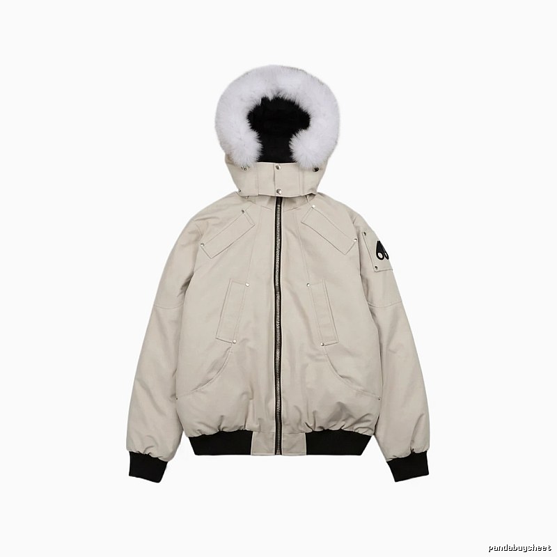 Michael Kors parka down jacket in off-white