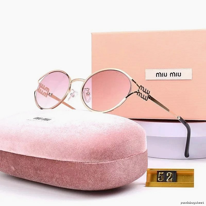Miu Miu Statement Oversized sunglasses Black Oval Sunglasses for Easy Pairing