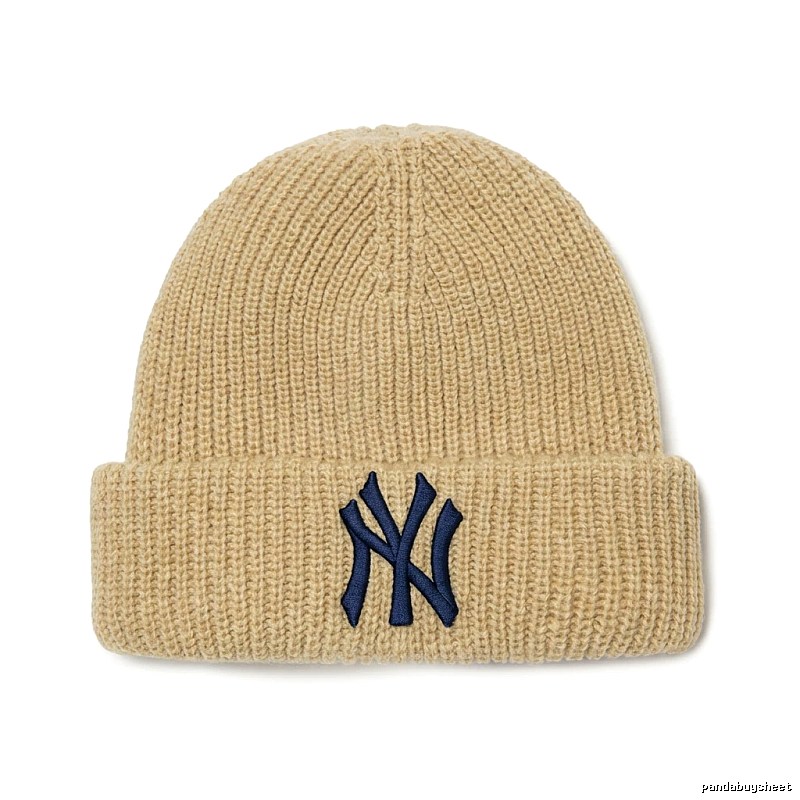 MLB classic beige knitted hat