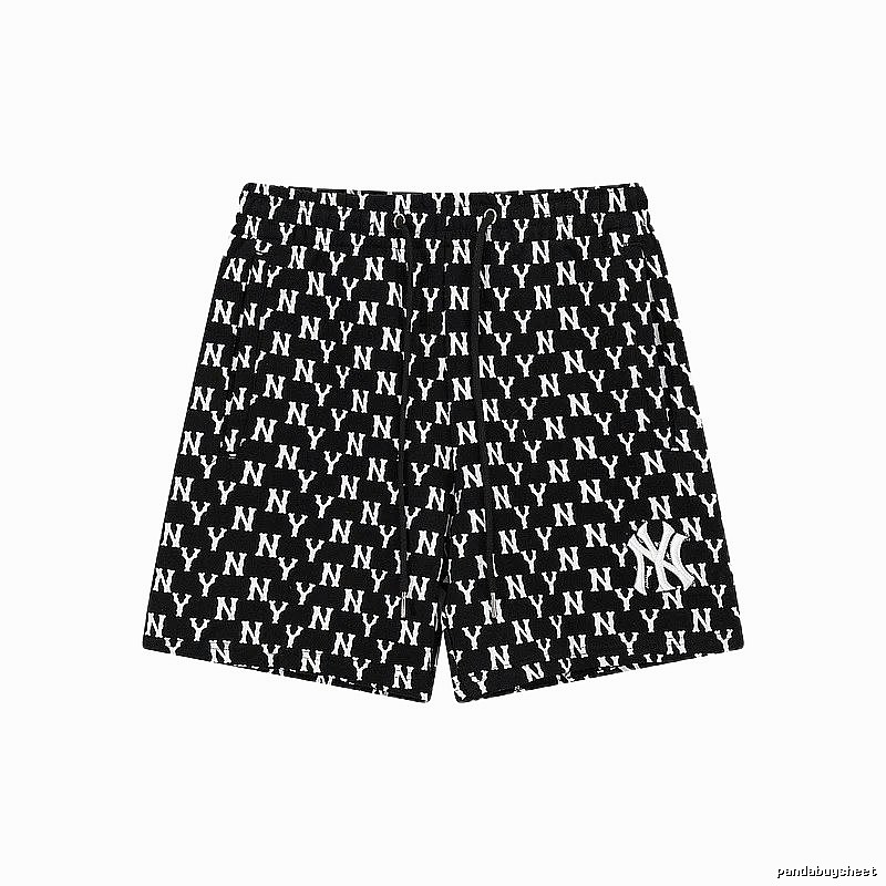 MLB full - print style black shorts