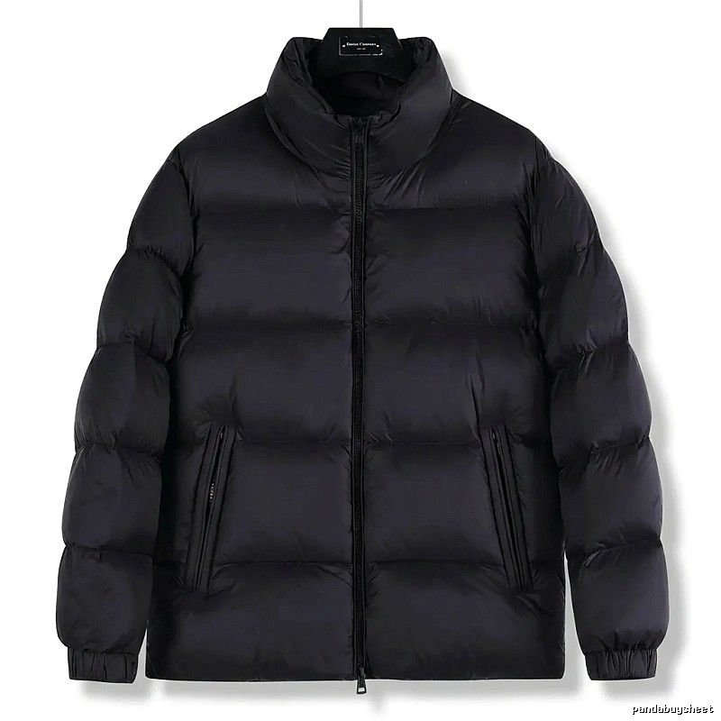 Moncler black casual down jacket