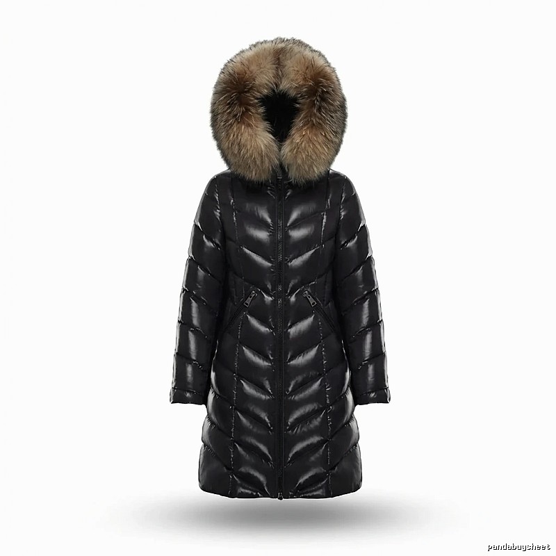 Moncler black luxury style down jacket