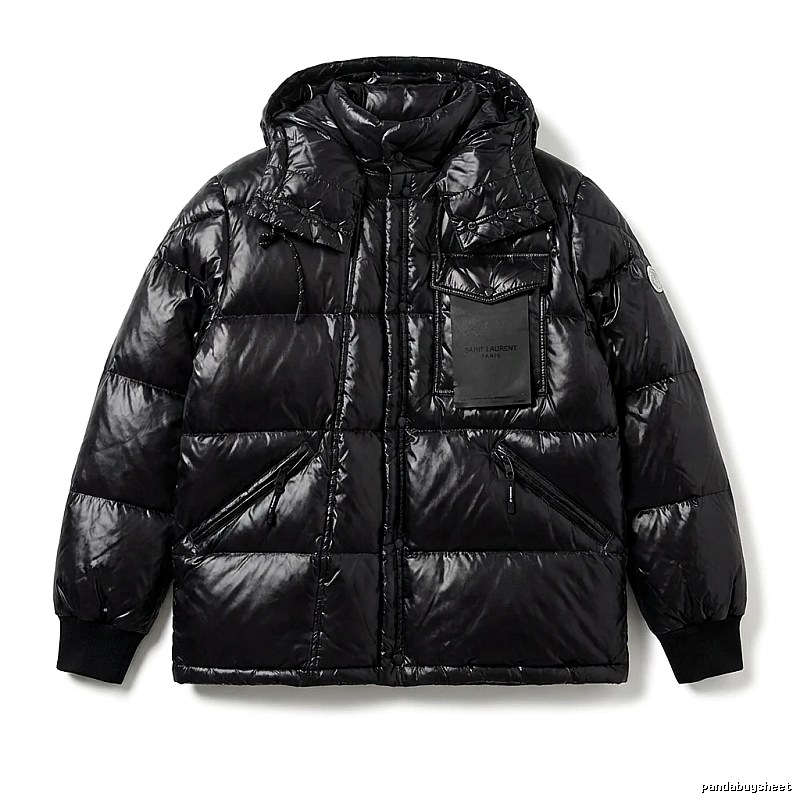 Moncler black trendy and cool down jacket