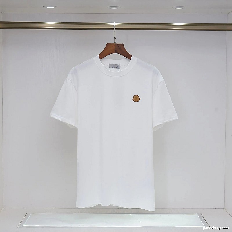 Moncler Classic Minimalist Style White Short-sleeve T-shirt