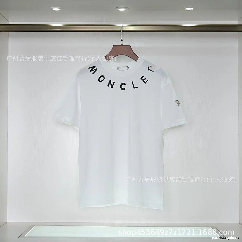 Moncler Graffiti Casual Style White Short-sleeve T-shirt