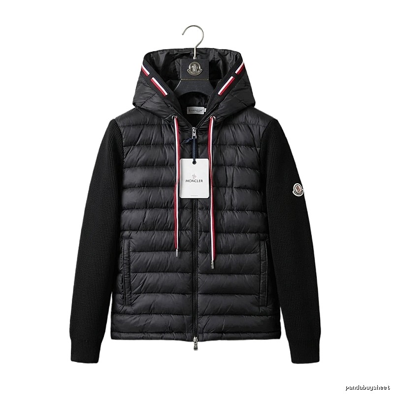 Moncler Hooded Trendy Black Down Jacket