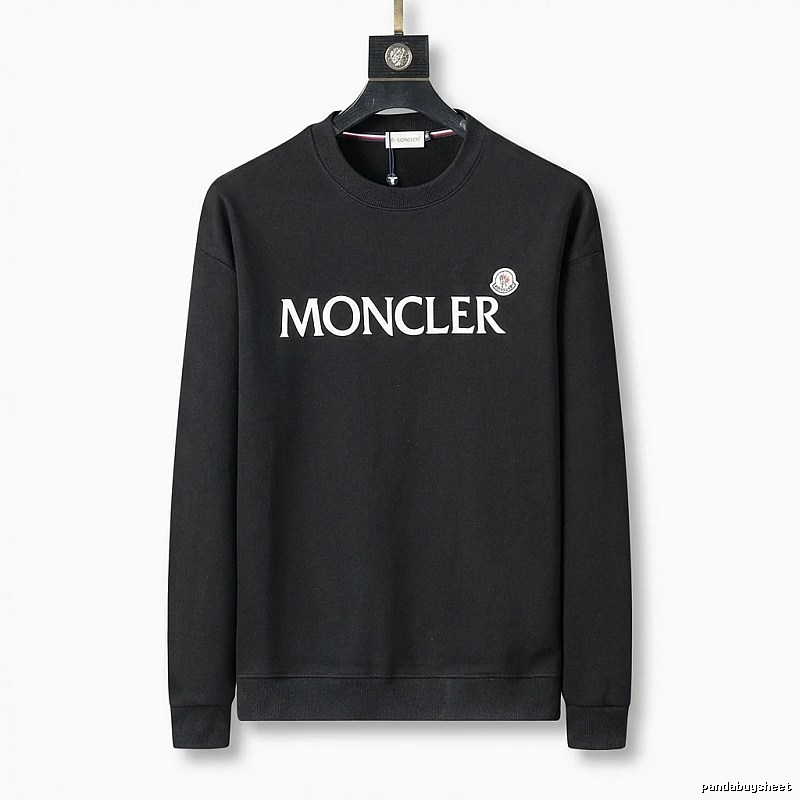 Moncler simple-style black sweatshirt