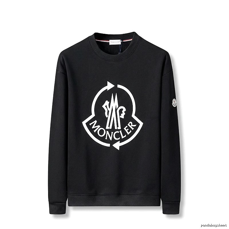 Moncler's classic trendy black sweatshirt