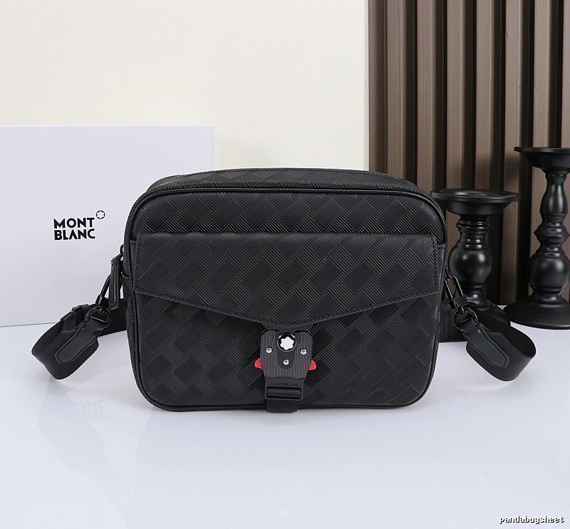 Montblanc Crossbody bag Black Monogram Flap Shoulder
