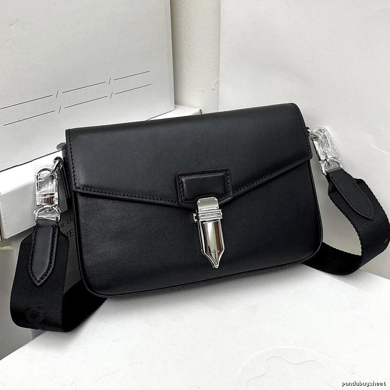 Montblanc Shoulder bag Black Flap Wide