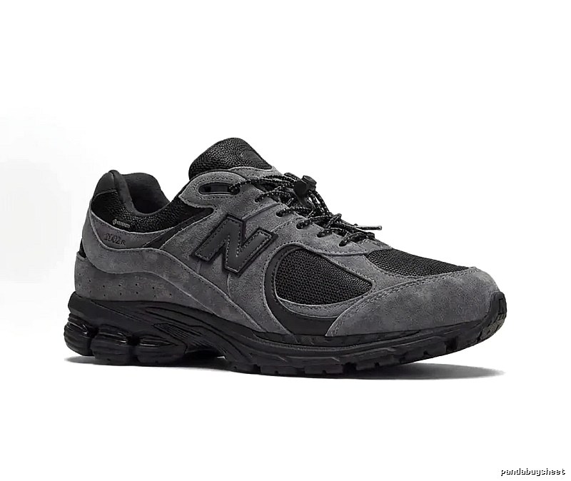 New Balance 2002R Retro Style Grey and Black Shoes