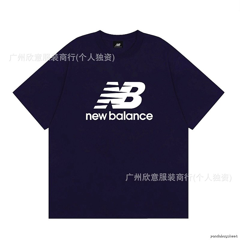 New Balance Printed Casual Navy Short-sleeve T-shirt