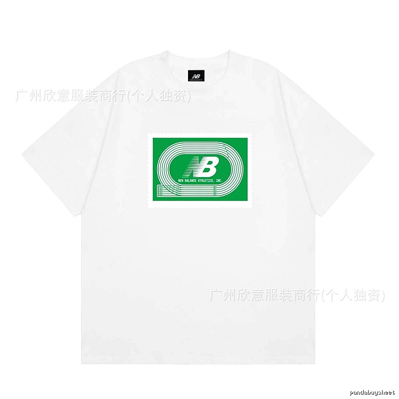 New Balance Printed Casual Style White T-Shirt