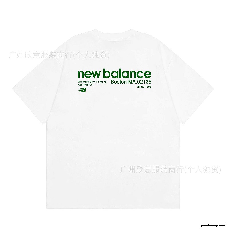 New Balance Vintage Casual Printed White T-Shirt
