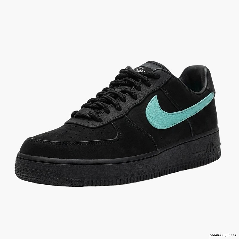 Nike Air Force 1 Black and Green Board Shoes