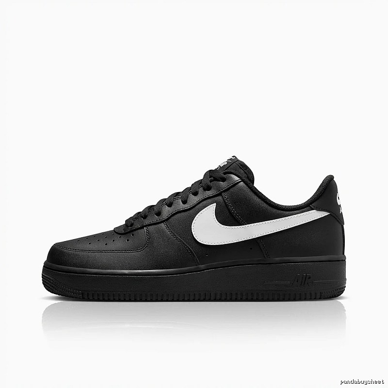 Nike Air Force 1 black and white sports shoes