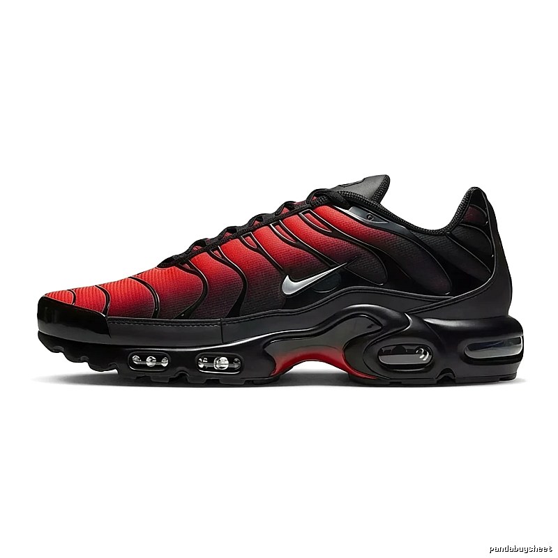 Nike Air Max 97 Black-Red Gradient Athletic Shoes