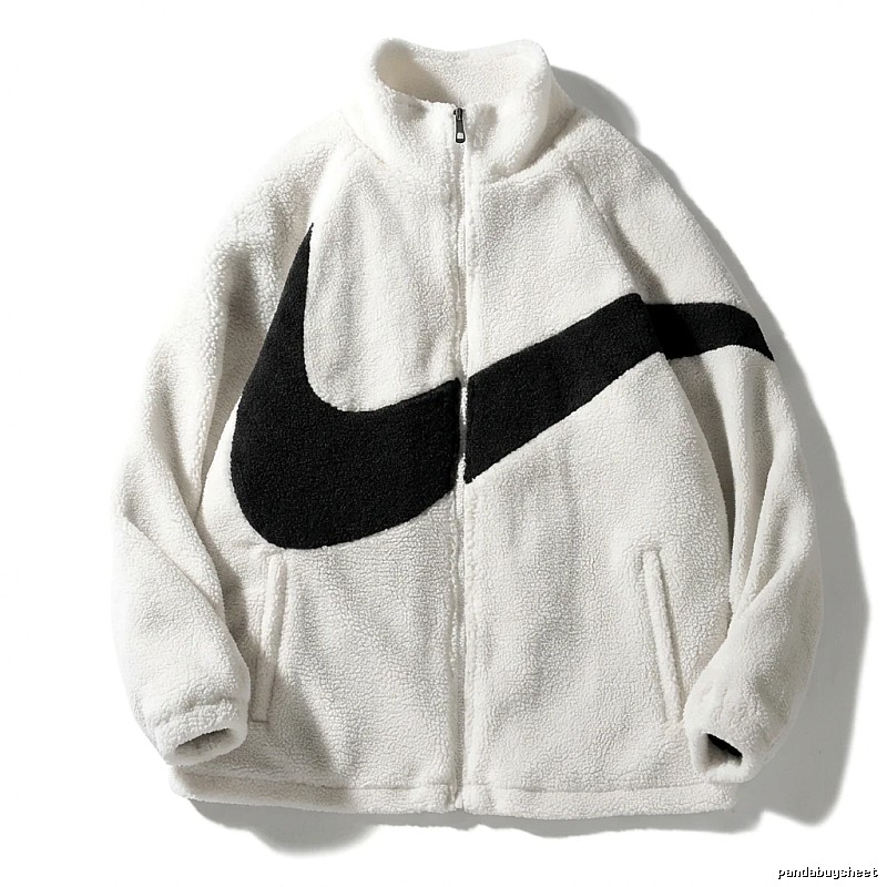 Nike big logo casual white coat