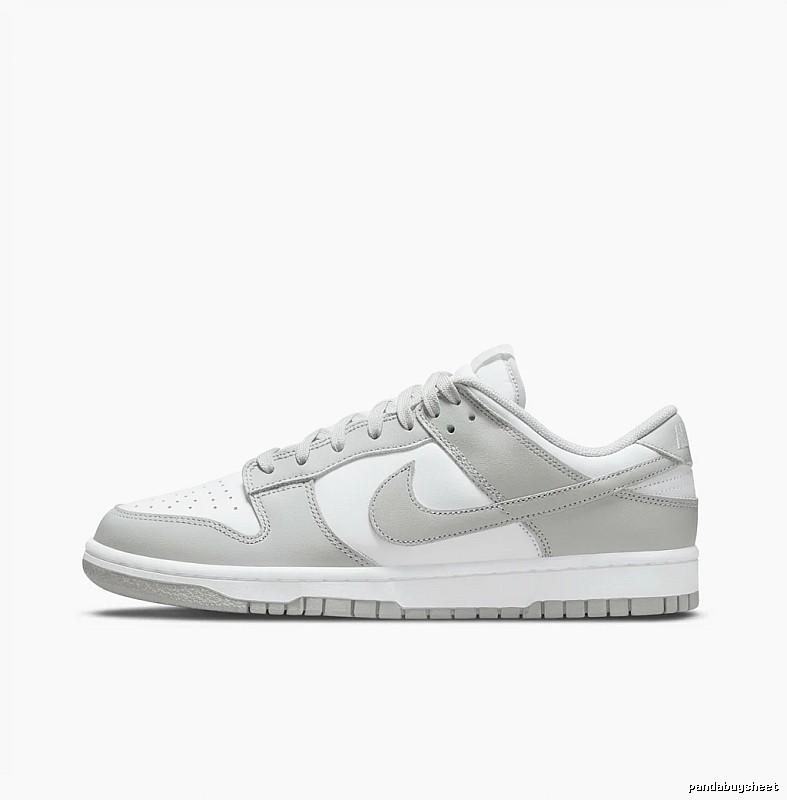 Nike Dunk simple style gray and white shoes