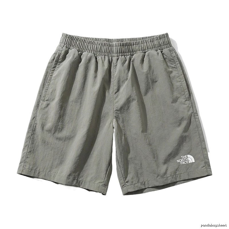 North Face casual style gray-green shorts