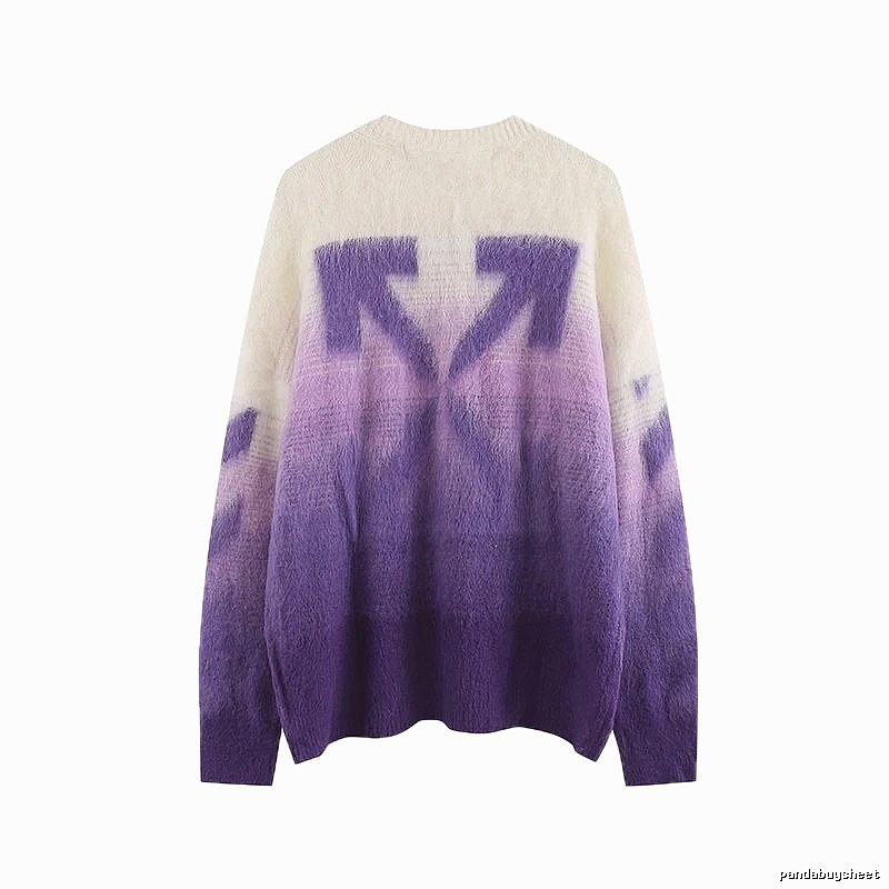 Off-White Gradient Trendy Sweater