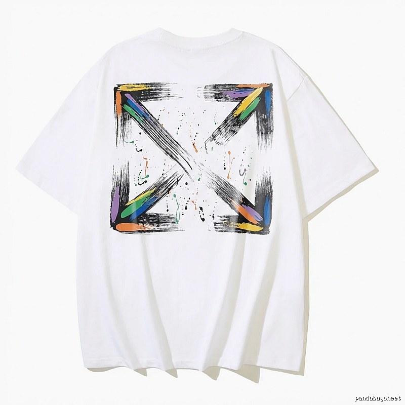 Off-White Graffiti Style White T-shirt