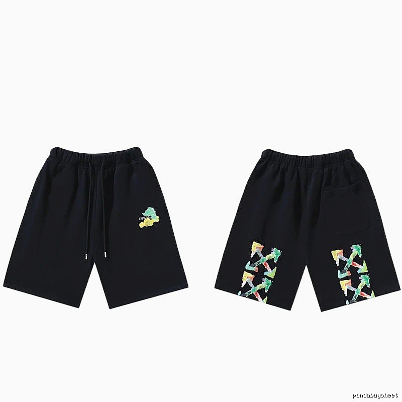 Off-White Style 007 Graffiti Shorts