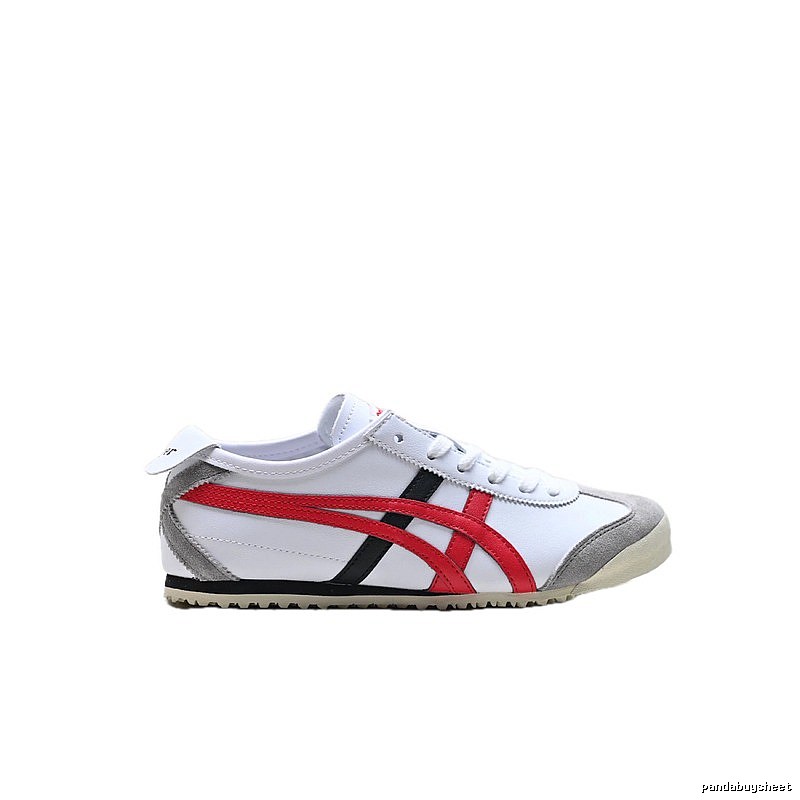 Onitsuka Tiger retro - style white and red sports shoes