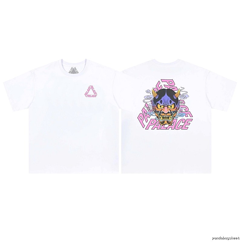 Palace Hannya Print Street Style White T-shirt