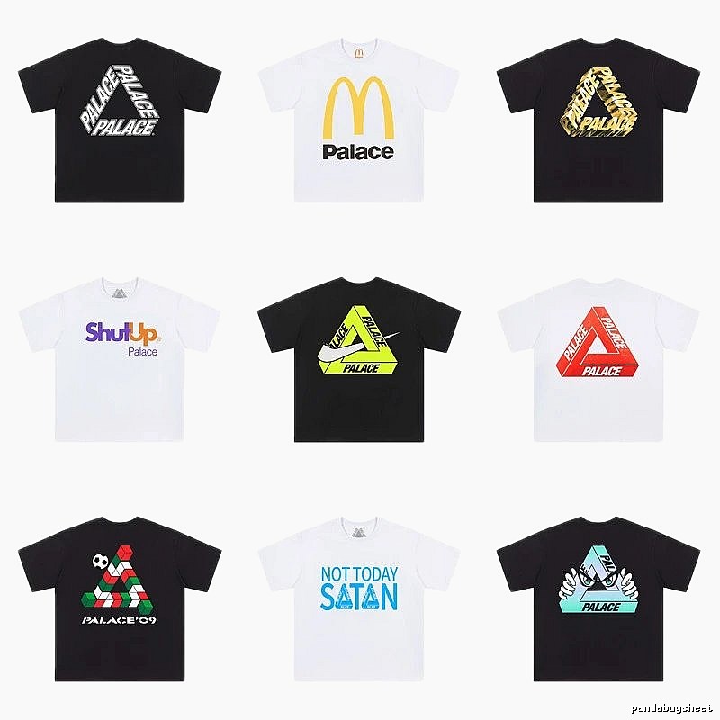 Palace Triangle Series Street Style Multicolor T-shirt