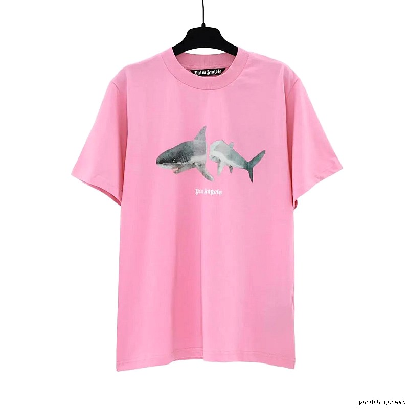 Palm Angels Premium Style Bear graphic T-shirt White Colorful Bear for Resort Outfits