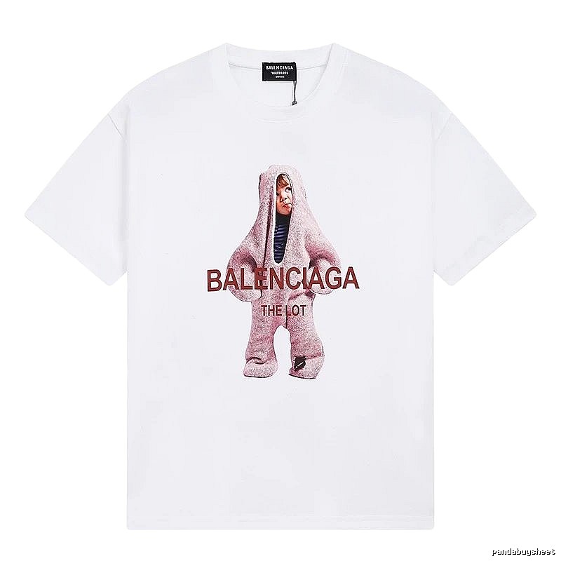 Parisian-style printed white T-shirt