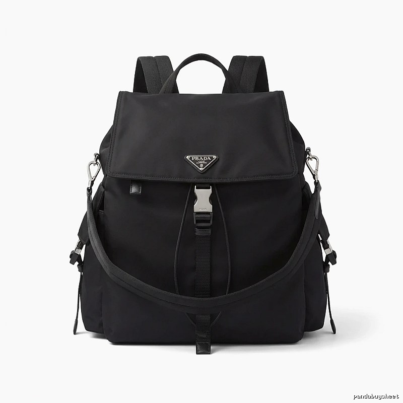 Prada classic black backpack