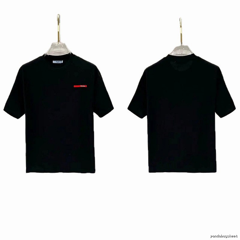 Prada Red Label Minimalist Black Short-sleeve T-shirt