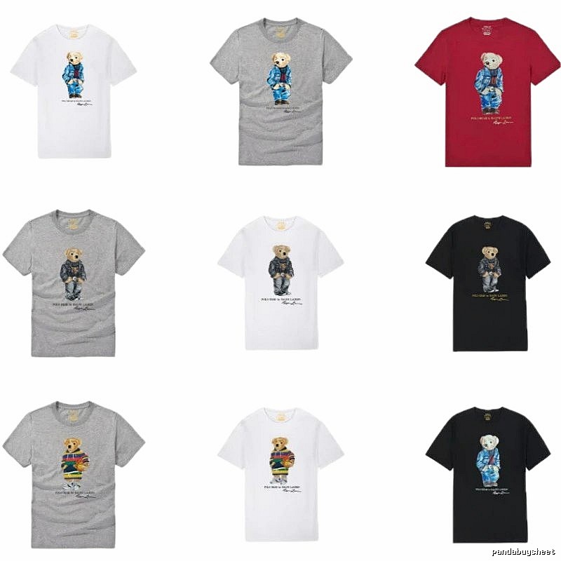 Ralph Lauren Bear Trend Brand Ash-Grey T-shirt