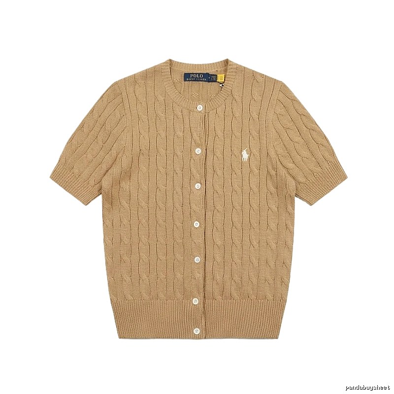 Ralph Lauren Polo Retro Brown Cardigan