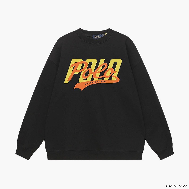 Ralph Lauren Polo trendy brand black sweatshirt