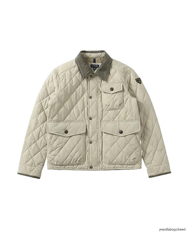 Ralph Lauren quilted retro-style cotton jacket